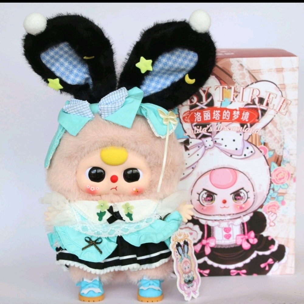 Baby Three 400% Lolita's Dreamland‎ - Minty Stardust Plush NIB